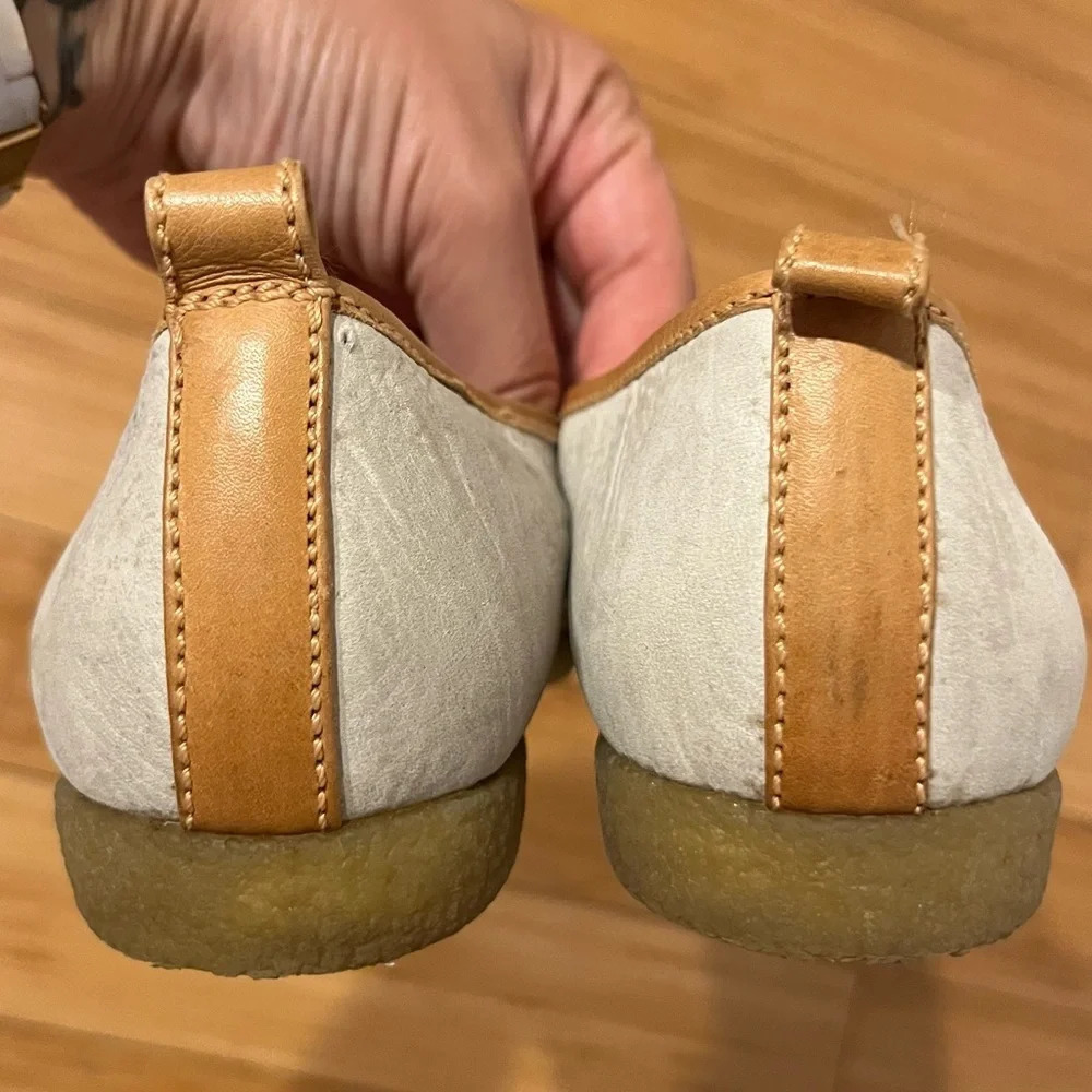 VTG GAROLINI Suede Aztec Embroidered Slip On Moccasins Loafers - Picture 5 of 6